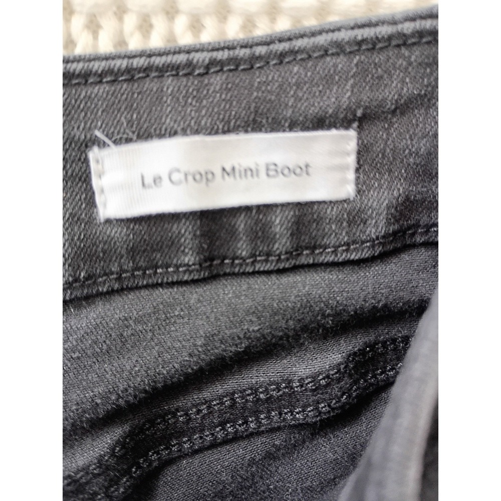 FRAME Le Crop Mini Boot‎ Jeans 29x26 Brisbane Band Gray Cropped Flare NWOT Denim - Picture 4 of 12